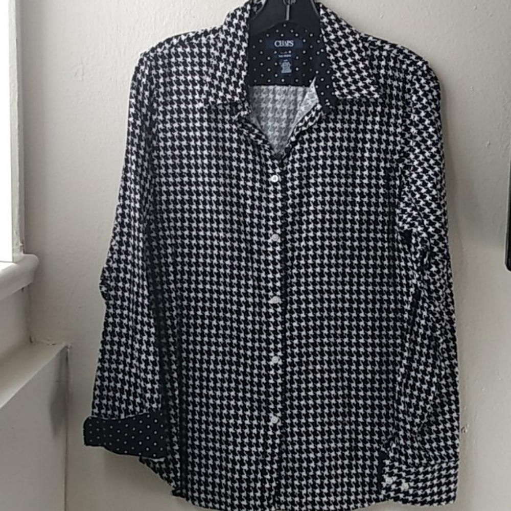 CHAPS NO IRON DRESS SHIRT